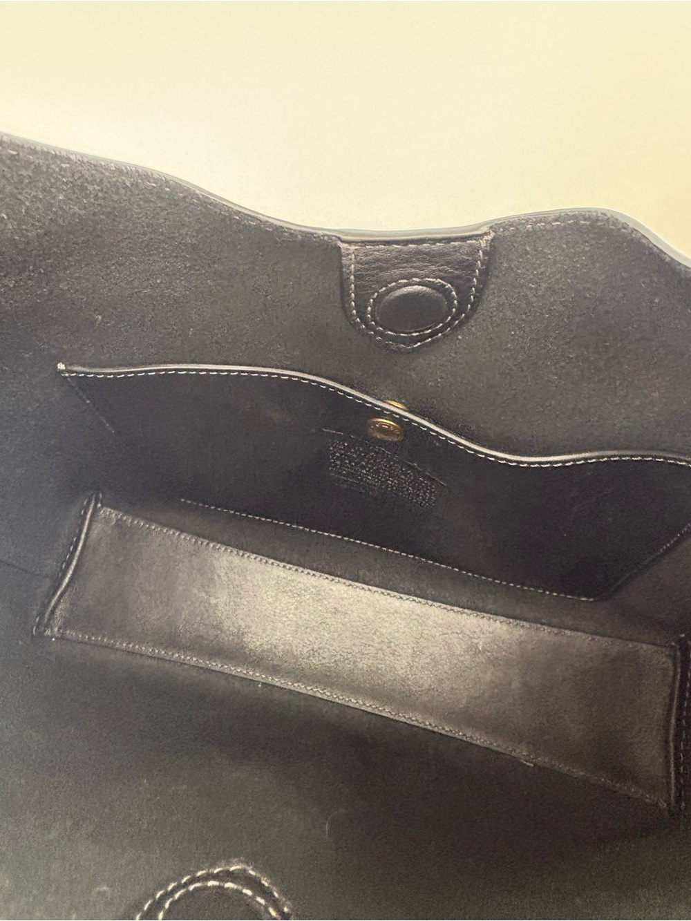 Coach Brooklyn Shoulder Bag 28 Black Pebbled Leather Hobo Handbag - Picture 8 of 14